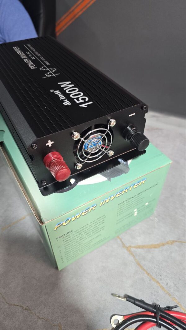 Anduleur 12v/220v batterie 1500w – Image 3