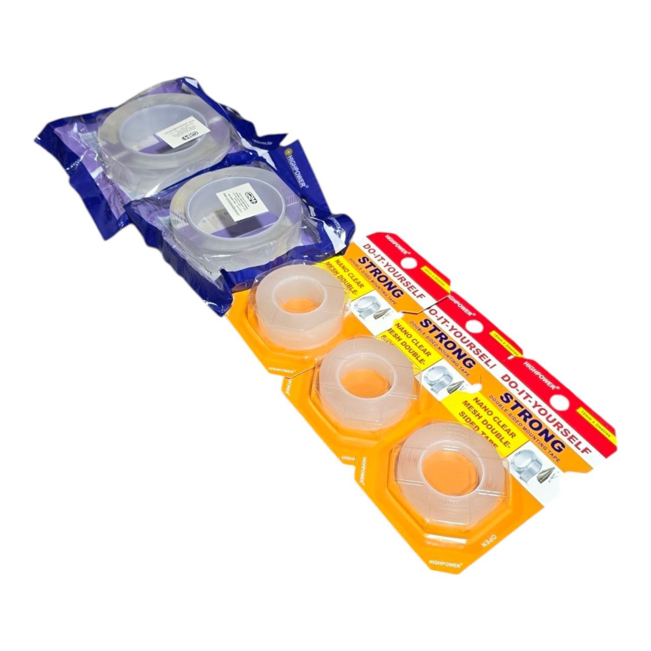 Colle double face transparent nano