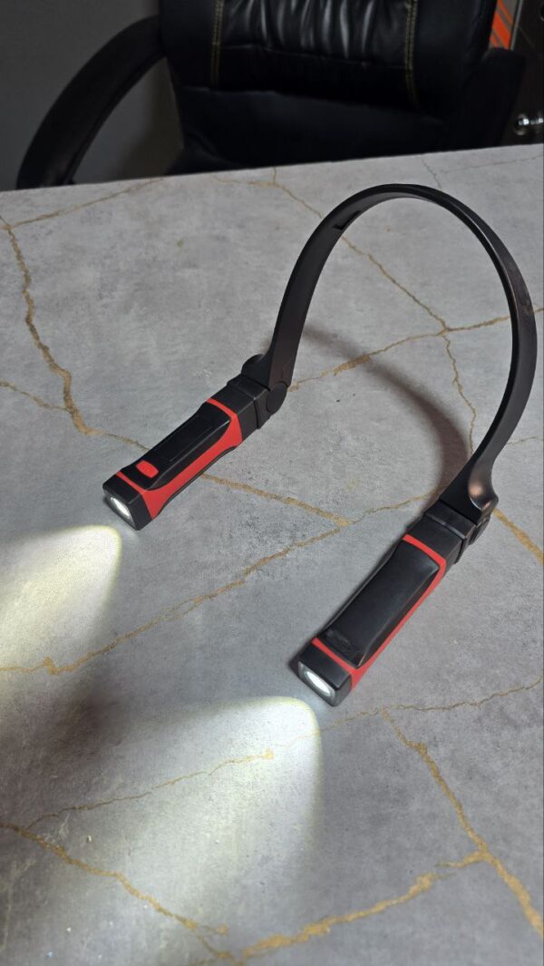 Lampe a cou doublé rechargeable – Image 3