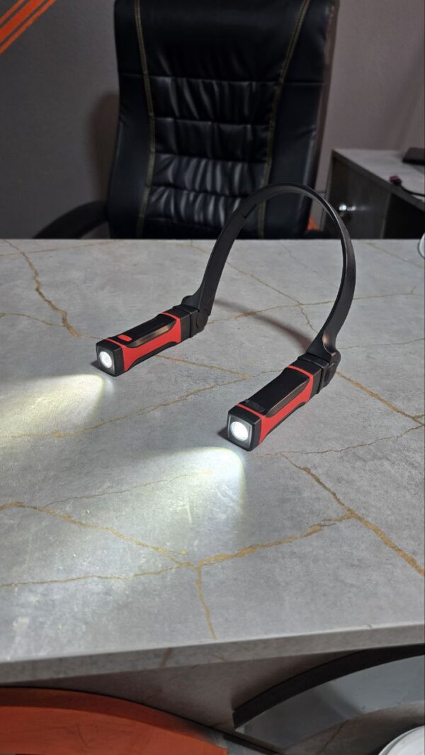 Lampe a cou doublé rechargeable – Image 4