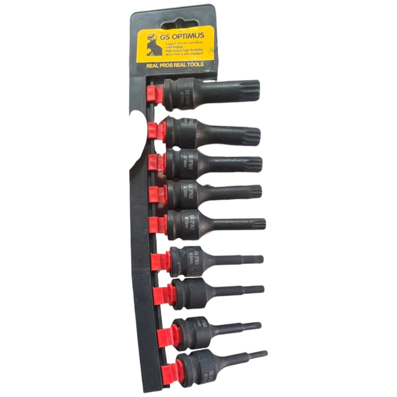 Jeu douilles clé a choque 3/4" torex 24p