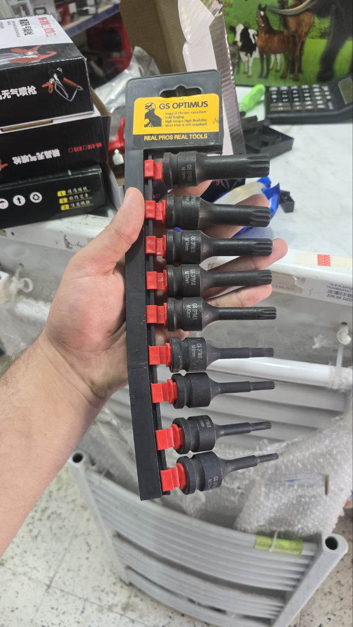 Jeu douilles clé a choque 3/4" torex 24p – Image 4