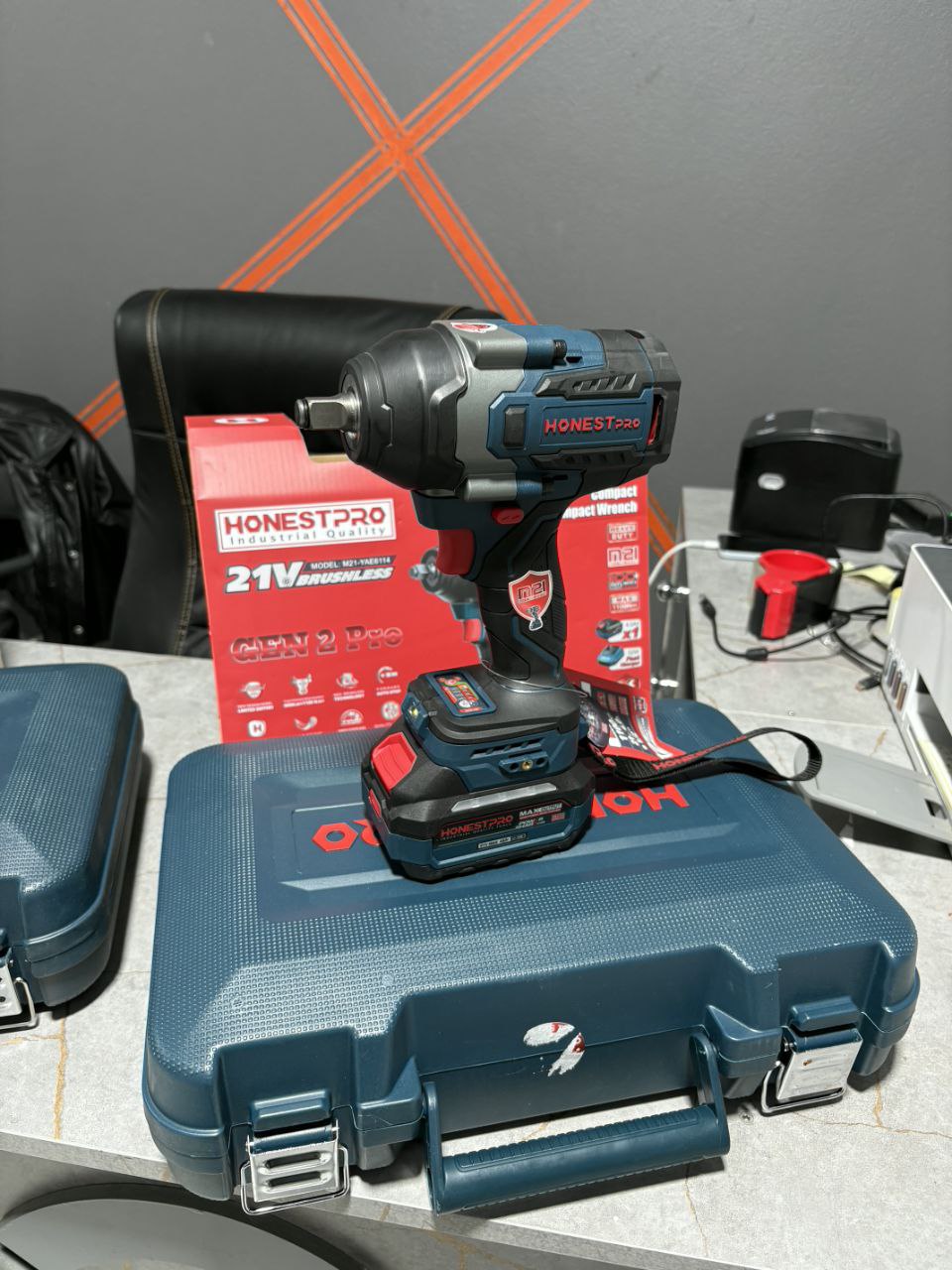 Clé a choque brushless 21v honest pro 800nm et 1100nm – Image 12