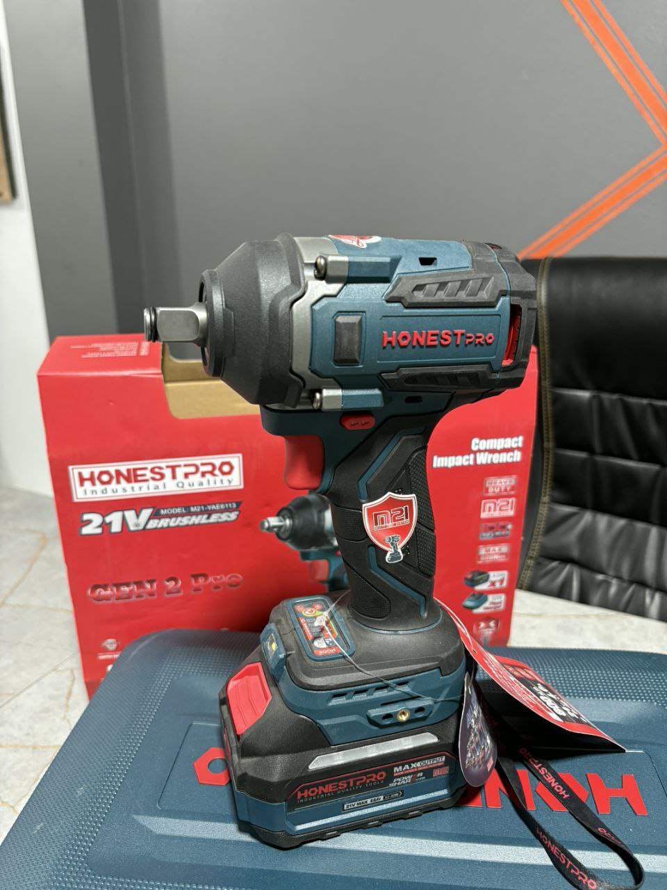 Clé a choque brushless 21v honest pro 800nm et 1100nm – Image 13