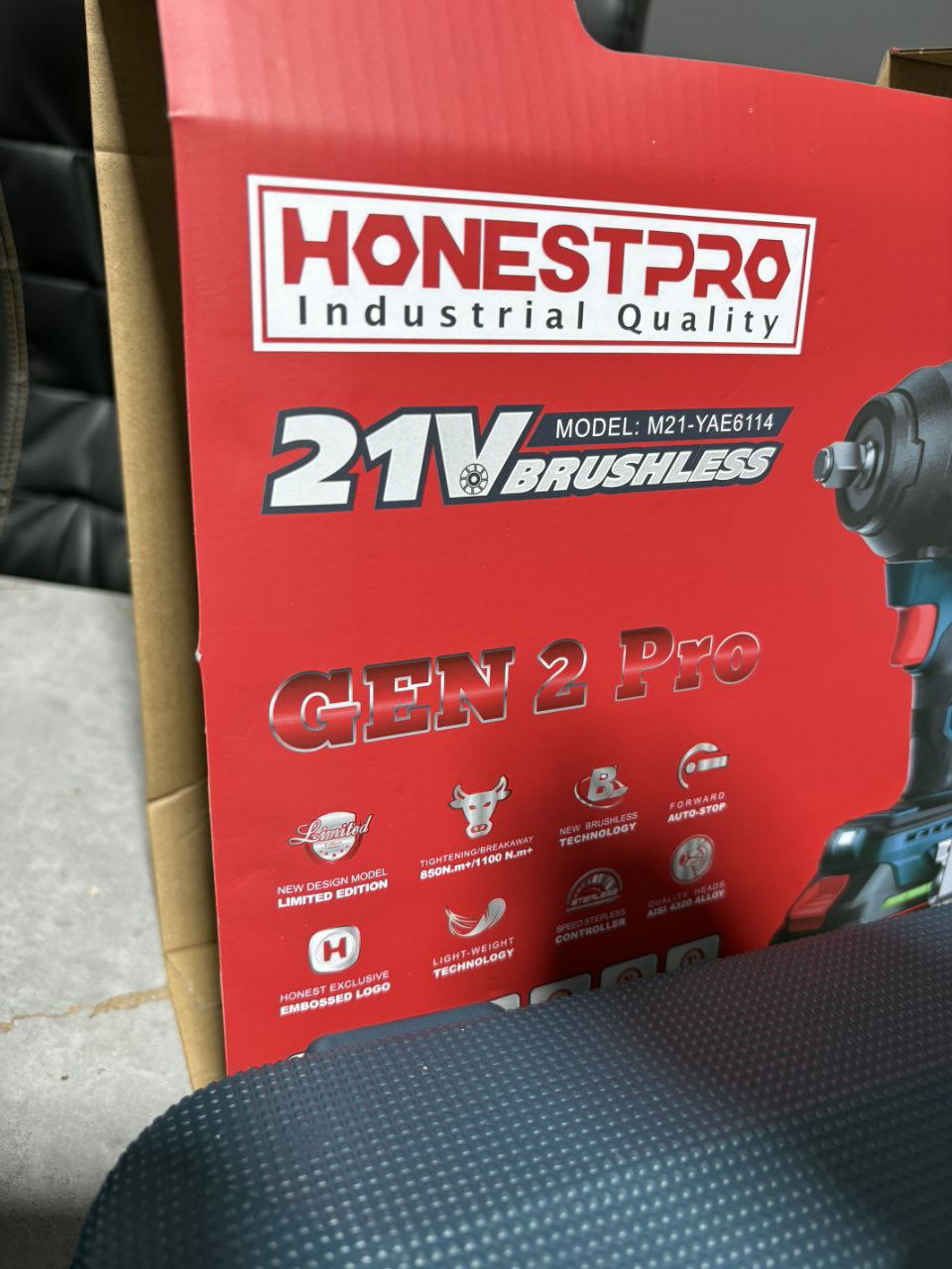 Clé a choque brushless 21v honest pro 800nm et 1100nm – Image 17