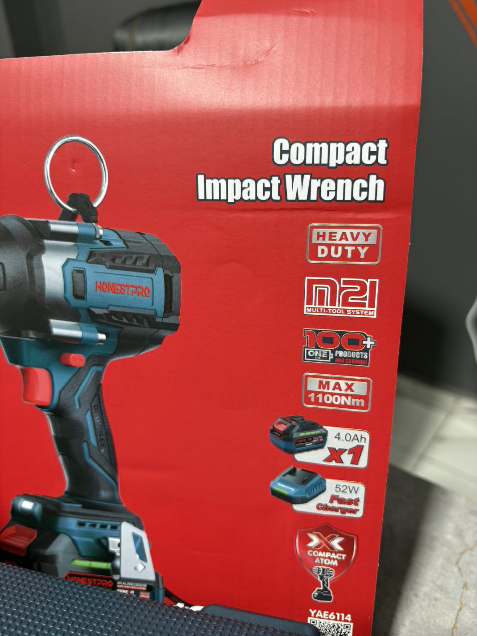 Clé a choque brushless 21v honest pro 800nm et 1100nm – Image 14