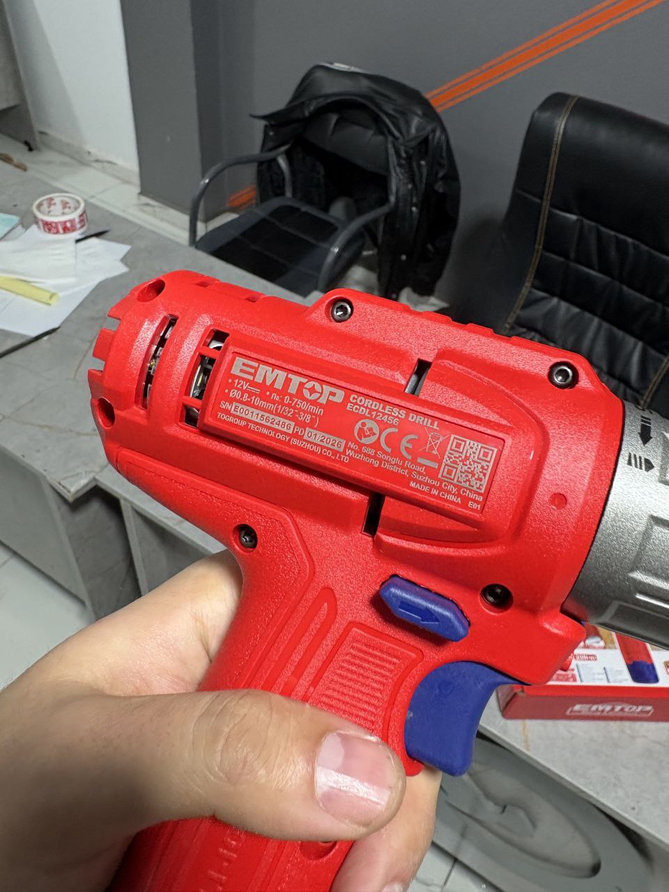 Visseuse emtop 12v 20nm ebpk12153 – Image 3