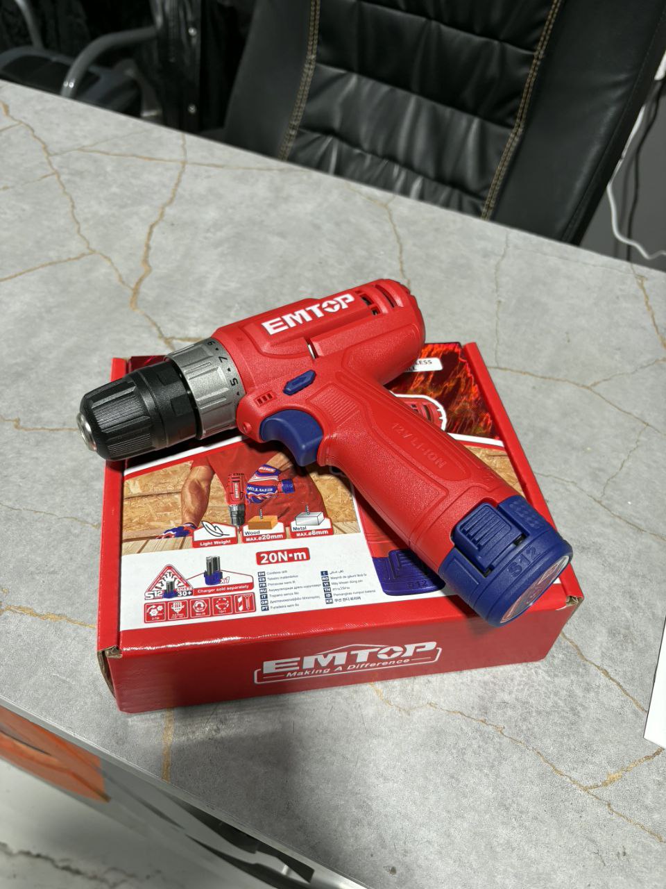 Visseuse emtop 12v 20nm ebpk12153 – Image 2