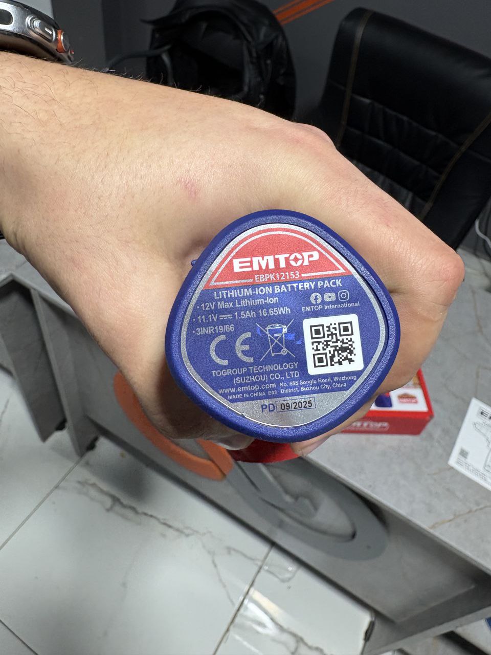 Visseuse emtop 12v 20nm ebpk12153 – Image 5