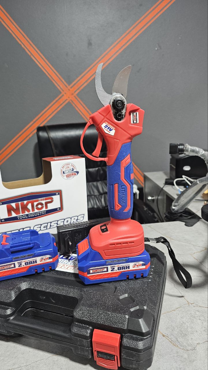 Sécateur électrique 21v 40mm 2 batteries nktop – Image 4