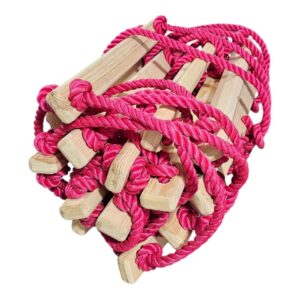 Escabeau en corde 8m bois rouge