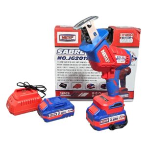 Scie a sabre rechargeable 2 batteries nktop jg201130