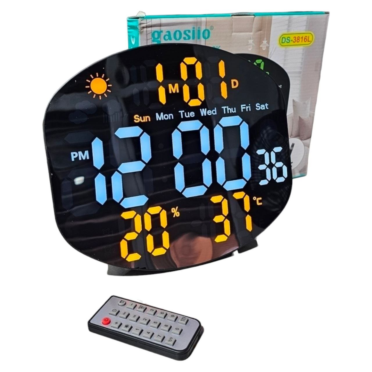 Horloge murale numérique led