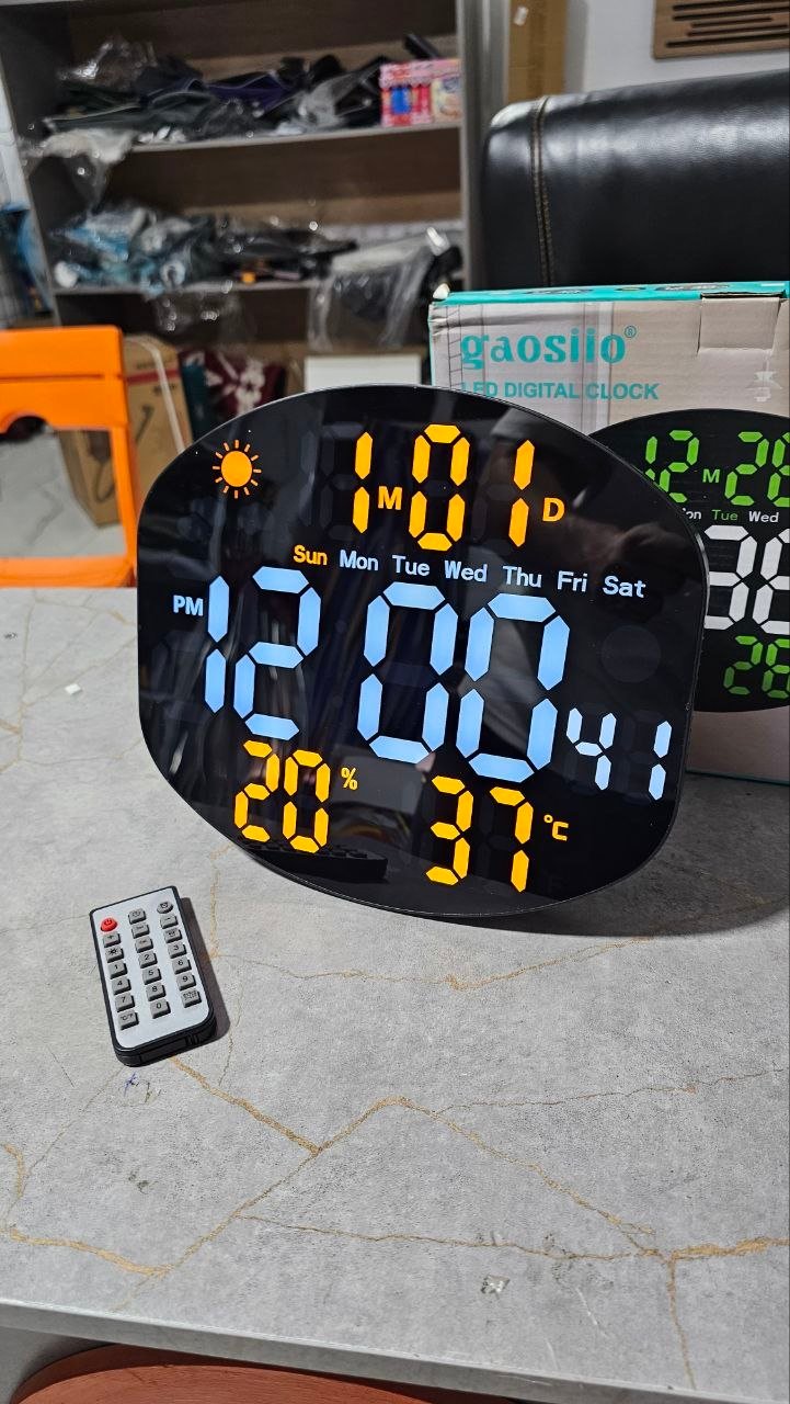 Horloge murale numérique led – Image 3