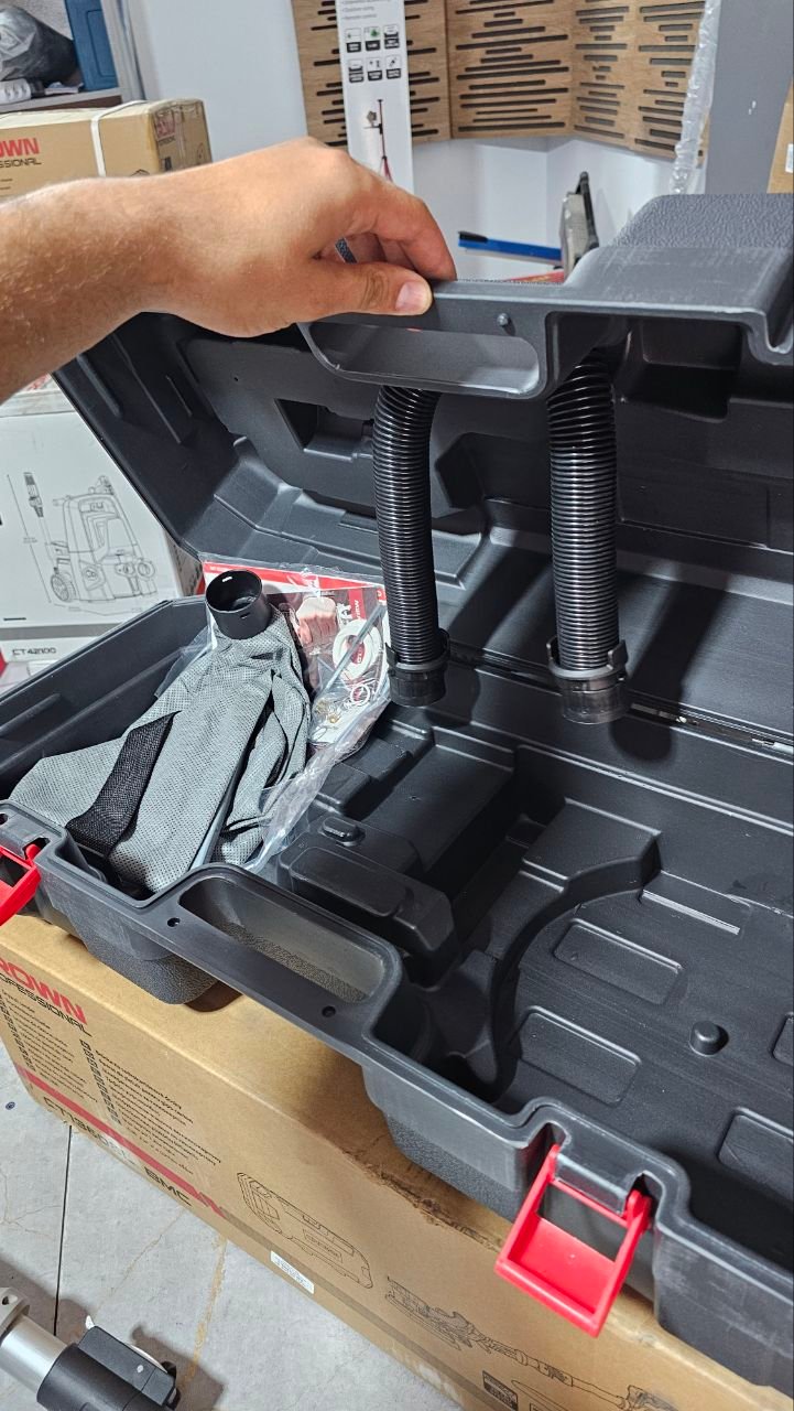 Ponceuse à bras télescopique CROWN 750W (Réf: CT13608L BMC) – Image 3