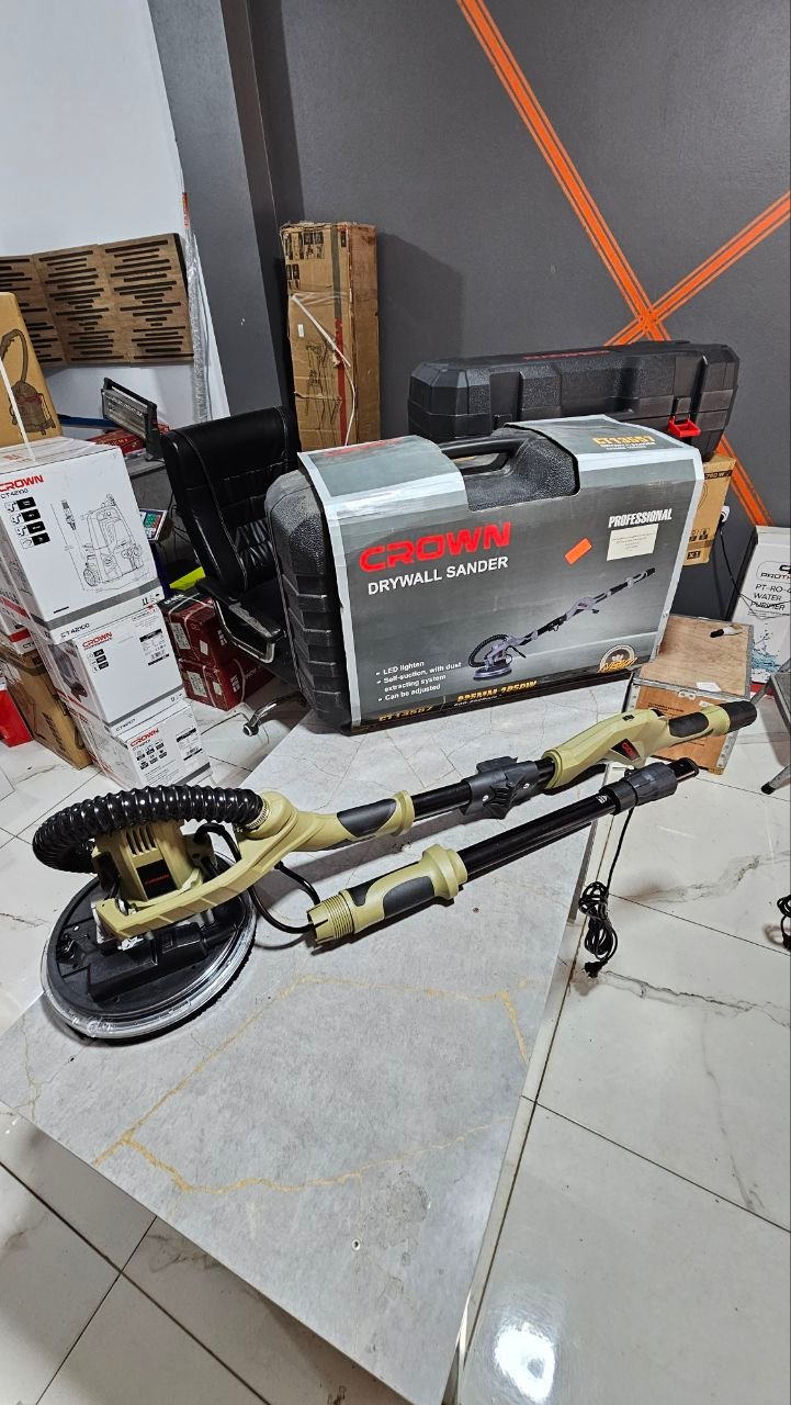 Ponceuse à bras télescopique CROWN 1050W (Réf: CT13557) – Image 2