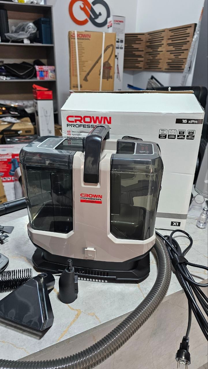 Nettoyeur à vapeur et injecteur extracteur CROWN 1600W 16 KPa (Réf: CT42033) – Image 5