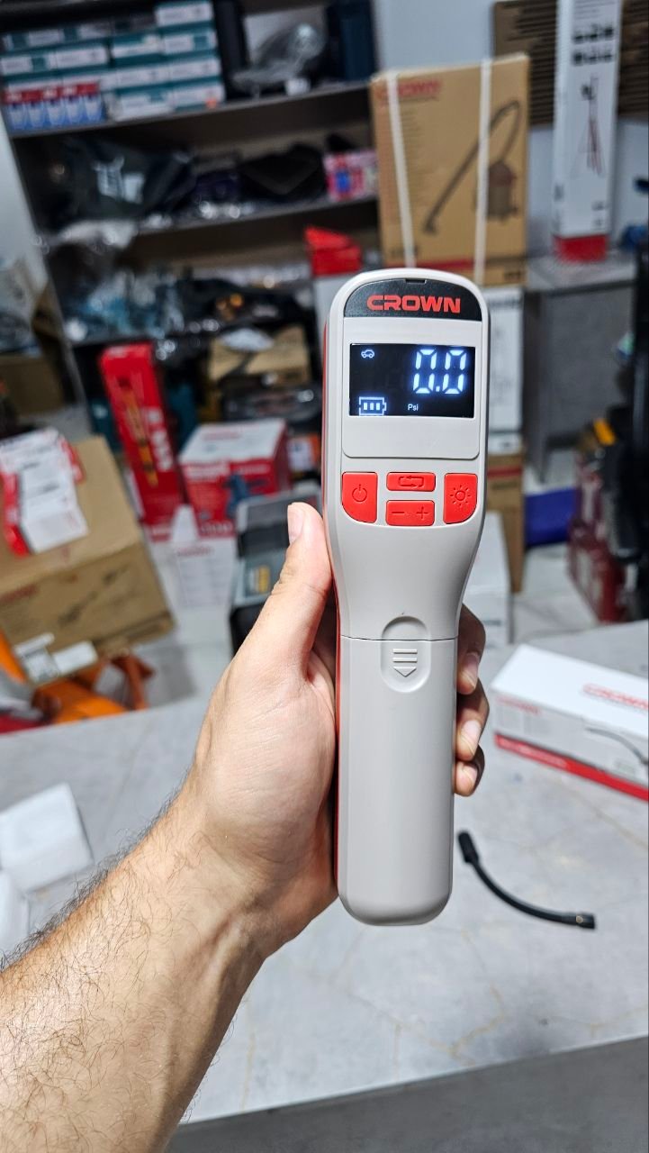 Mini compresseur d'air sans fil CROWN DC 40W (Réf: CT36194) – Image 2