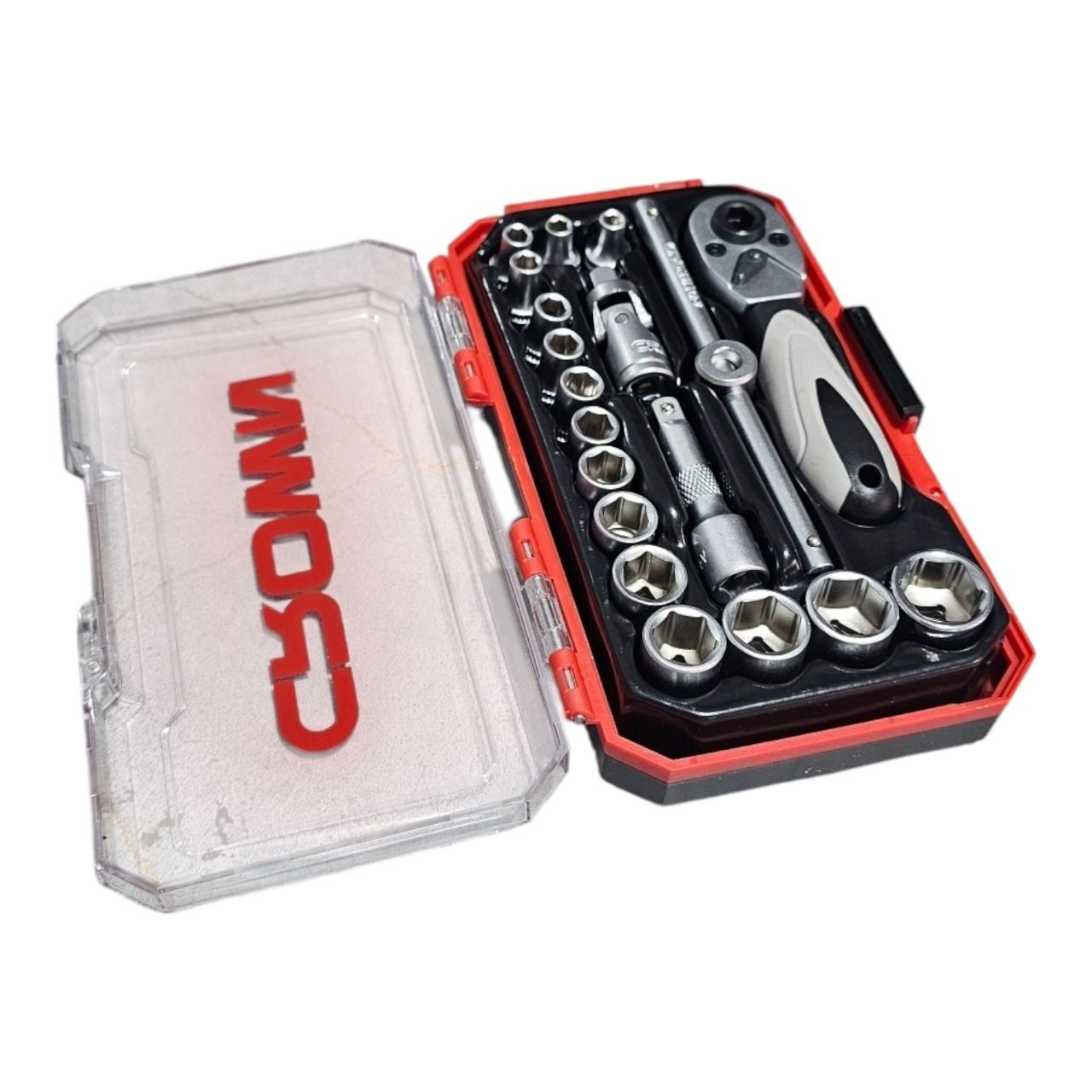 Coffret de douilles et clé à CLIQUET 1/4" - CROWN CPHSW-XI19
