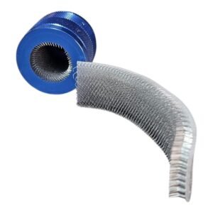 Brosse d'ébarbage et décapage pour tubes en cuivre