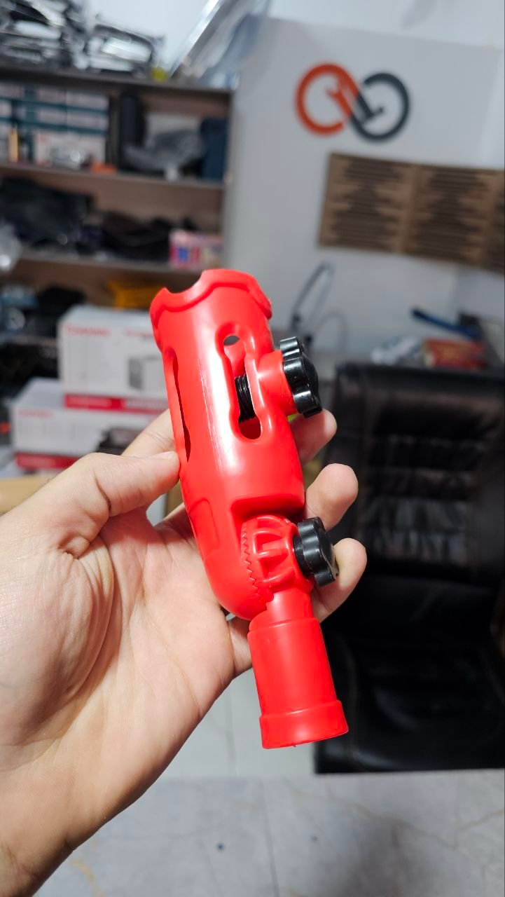 Perche télescopique pour rouleau de peinture avec embout orientable / inclinable – Image 3