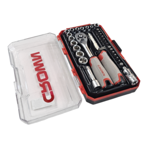 Coffret de douilles et embouts 1/4" 35 pièces CROWN (Réf: CPHSW-XM35)