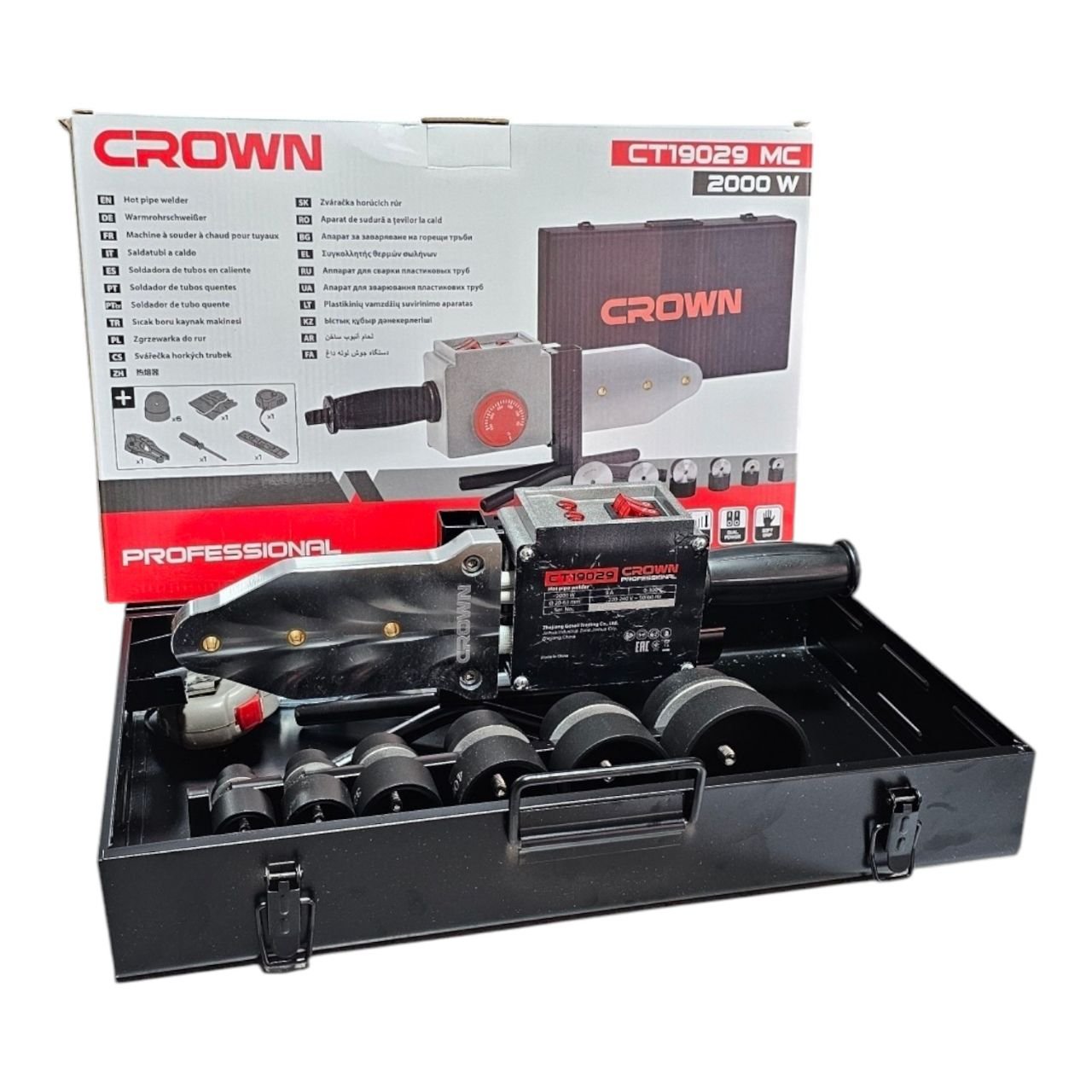 Machine à Souder les Tuyaux Plastique PPR 2000W CROWN Professional CT19029 MC