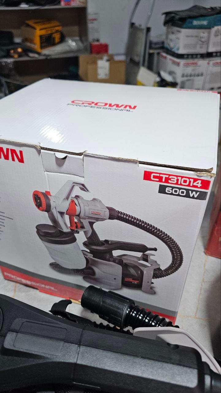 Pistolet à Peinture Électrique 600W CROWN Professional CT31014 – Image 6