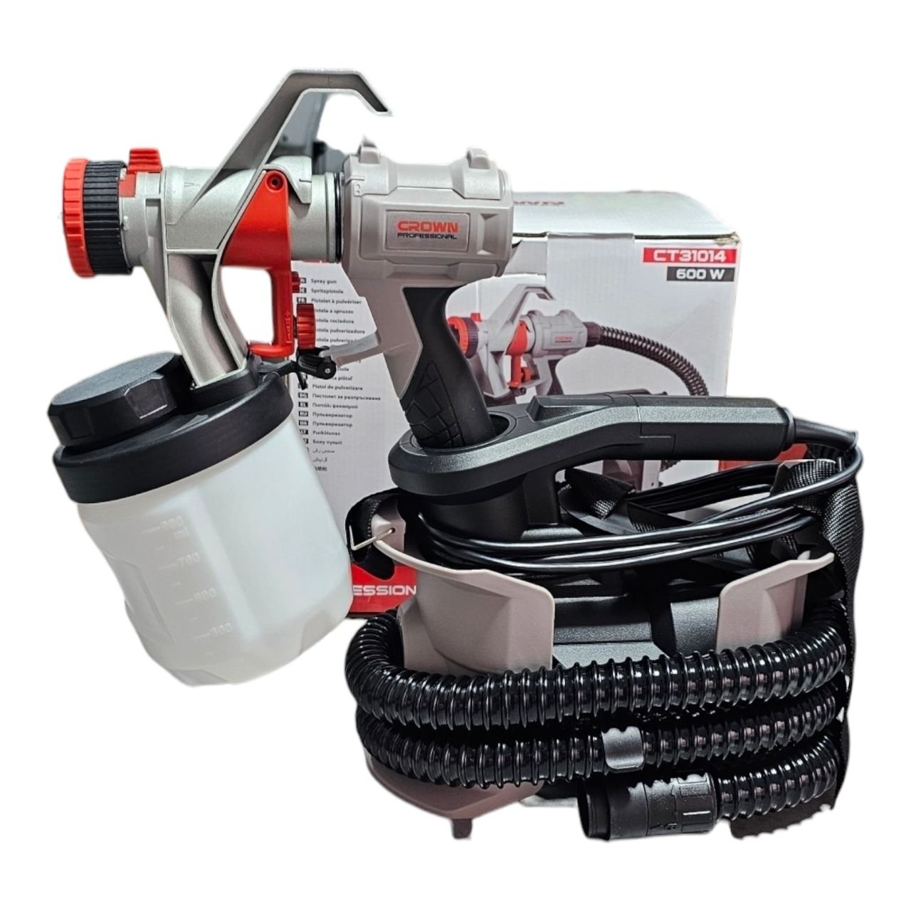 Pistolet à Peinture Électrique 600W CROWN Professional CT31014