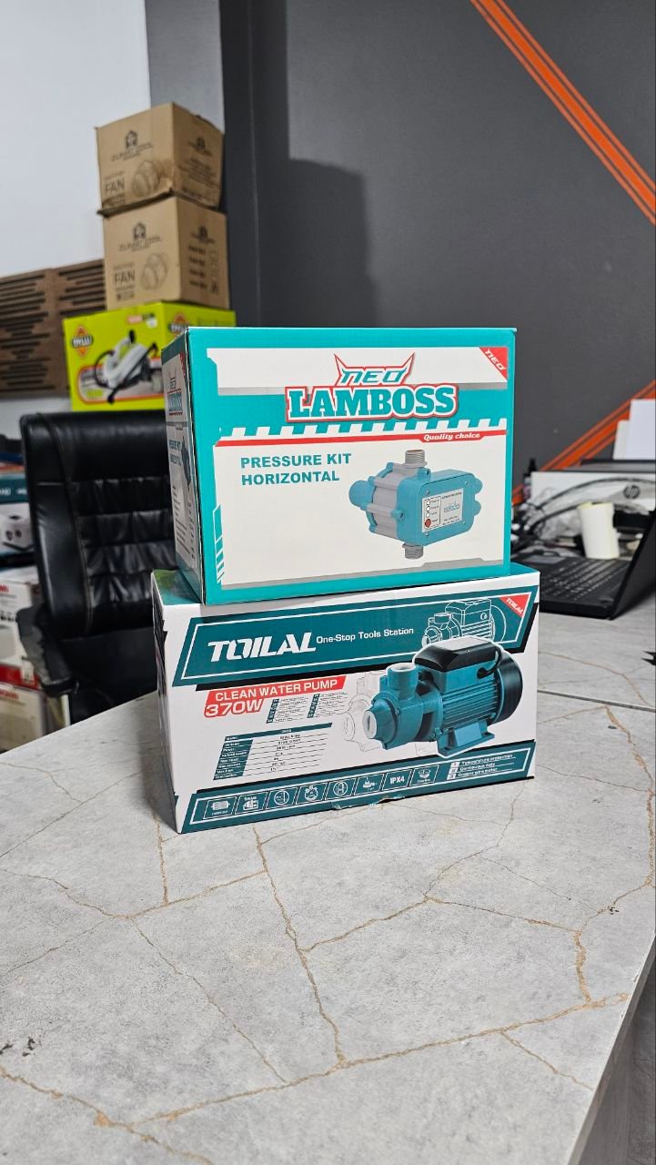 Kit Pompe à Eau 370W avec Régulateur de Pression (Presscontrol / Surpresseur) – Image 4