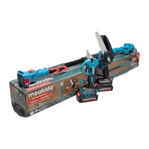 Meakida Pack 3 en 1 : Sécateur Électrique + Tronçonneuse Sans Fil + Perche Télescopique (36V)